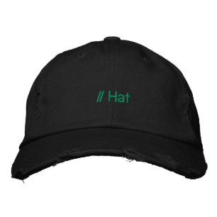 Bordada Gorra del programador