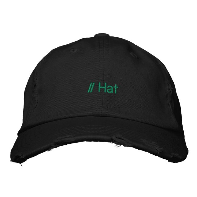 Bordada Gorra del programador (Anverso)