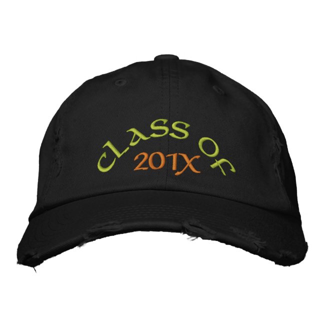 Bordada Gorra DIY Clase de 201x (Anverso)