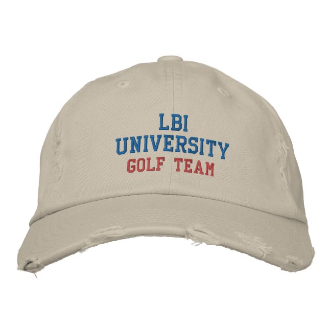 Bordada Gorra EMBARAZADO DE LA UNIVERSIDAD LBI (Anverso)