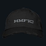 Bordada Gorra embriagado<br><div class="desc">El Gorra bordado HMFIC puede ser personalizado con su propio texto.</div>