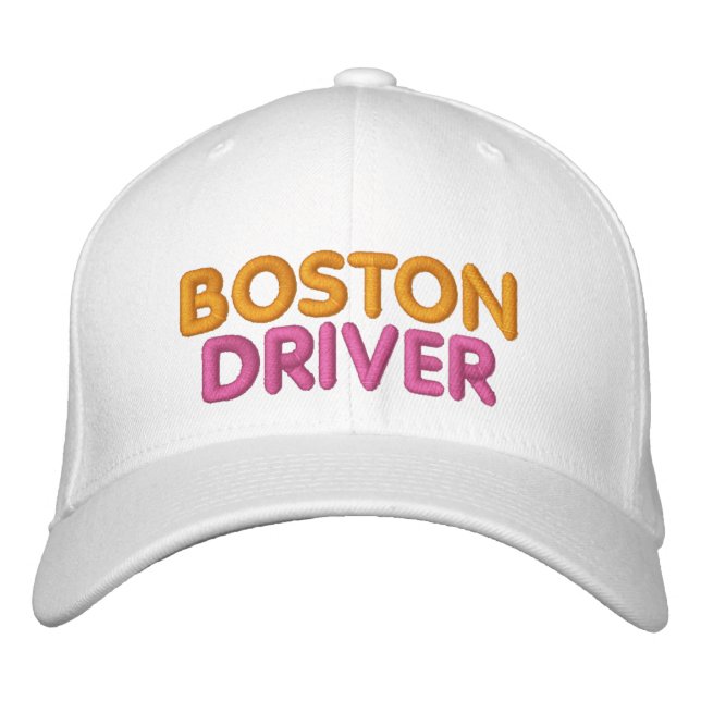 Bordada Gorra Embroidered de controlador de Boston (Anverso)