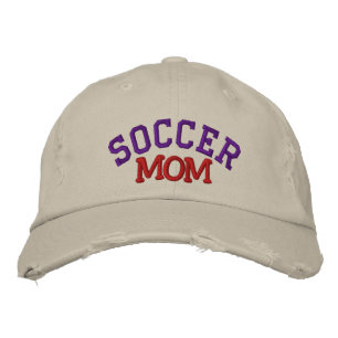 Bordada Gorra Embroidered de Soccer Mom