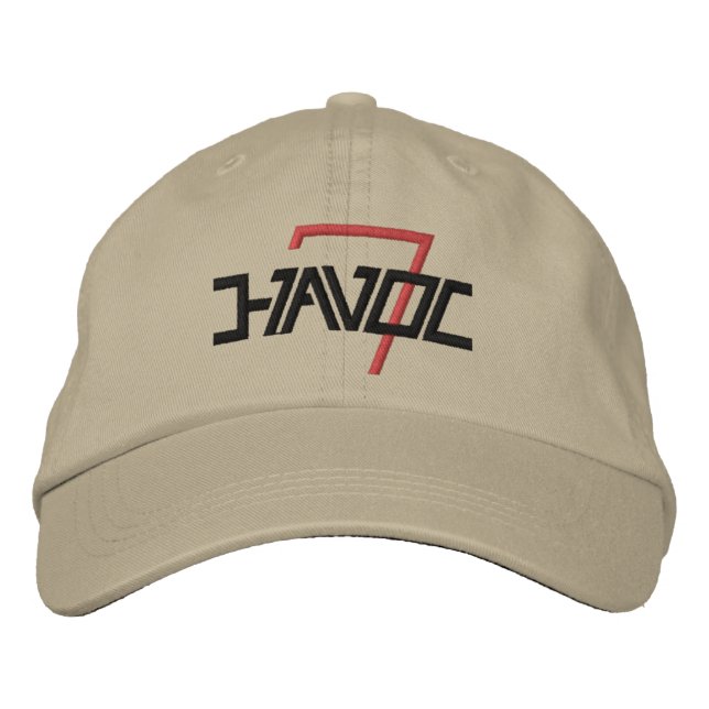 Bordada Gorra Embroidered HavocSeven para Conciencia de Ve (Anverso)