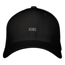 Gorra estilo sombrero versátil negro King Custom