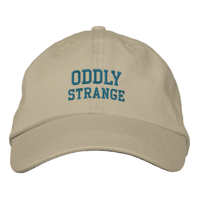 Bordada gorra EXTRAÑAMENTE EXTRAÑA (Anverso)