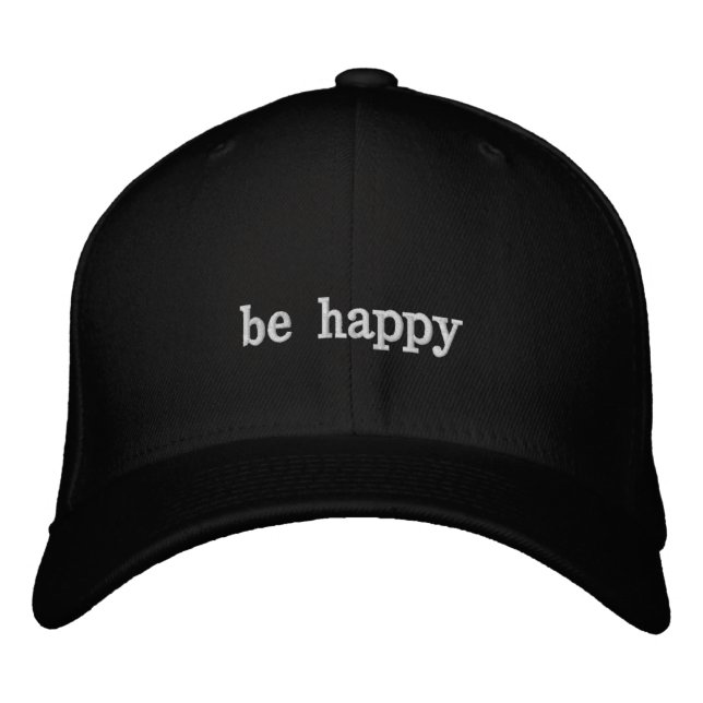 BORDADA GORRA FELIZ (Anverso)