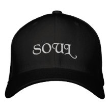 Gorra Flexfit de lana negra con texto Soft Soul pa