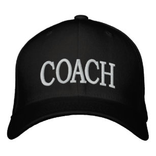Bordada GORRA frontal y posterior de COACH