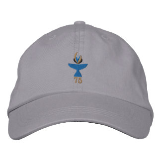 Bordada Gorra gris con logotipo bordado