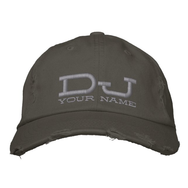 BORDADA GORRA GUAY DJ (Anverso)
