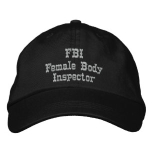 Bordada GORRA Humor del FBI