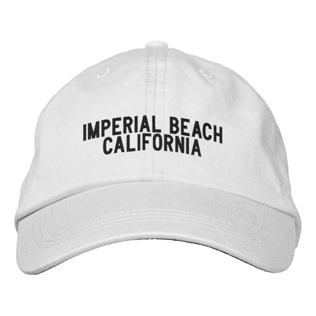 Bordada Gorra Imperial Beach California (Anverso)