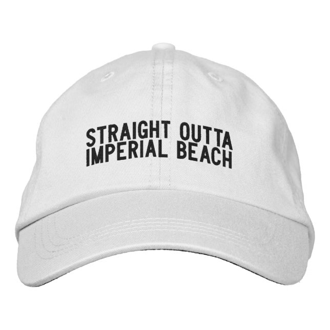Bordada Gorra Imperial Beach California (Anverso)