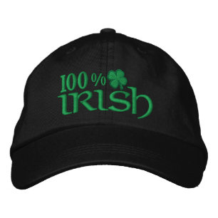Bordada gorra IRLANDÉS al 100 %