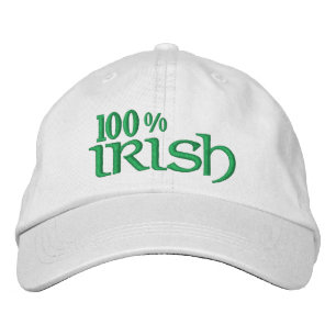 Bordada Gorra IRLANDÉS del 100%