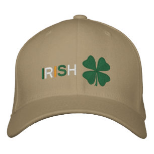 Bordada Gorra irlandesa de Clover Embroidered
