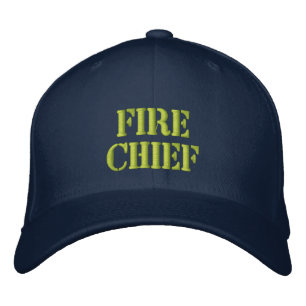 Bordada Gorra Jefe de Incendios