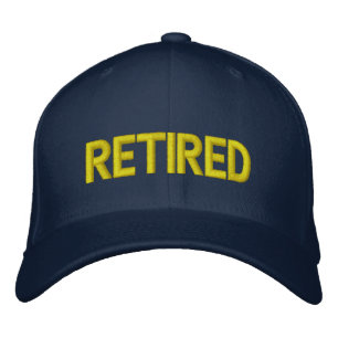 Bordada Gorra jubilado