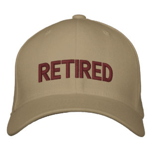 Bordada Gorra jubilado