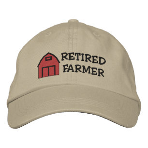Bordada Gorra jubilado con embargo