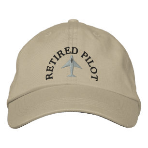 Bordada Gorra jubilado del piloto con embargo