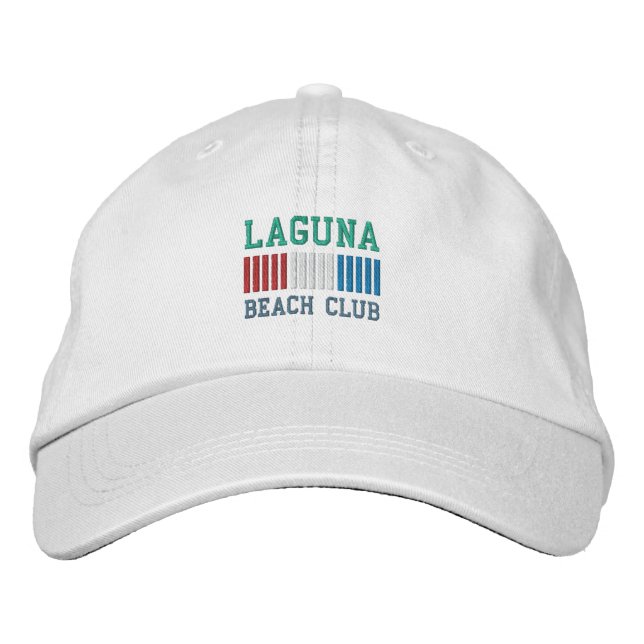 Bordada gorra LAGUNA BEACH CLUB (Anverso)