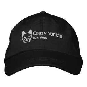 Bordada Gorra Loco Yorkie estilo Béisbol