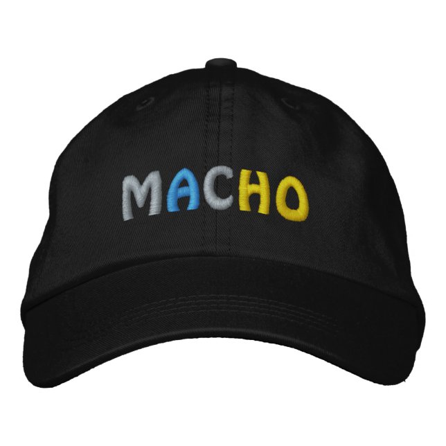 Bordada Gorra MACHO (Anverso)