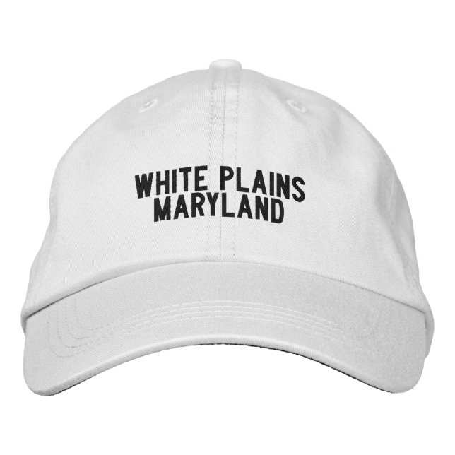 Bordada Gorra Maryland de White Plains (Anverso)