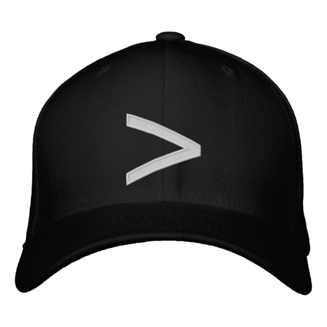 Bordada Gorra mayor que Rótulo (Anverso)