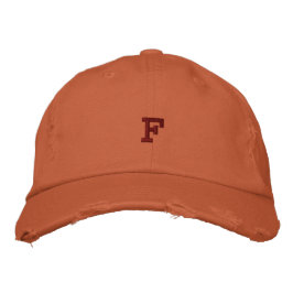 Bordada Gorra Monoaventura Diario Quemada Naranja F Inicia