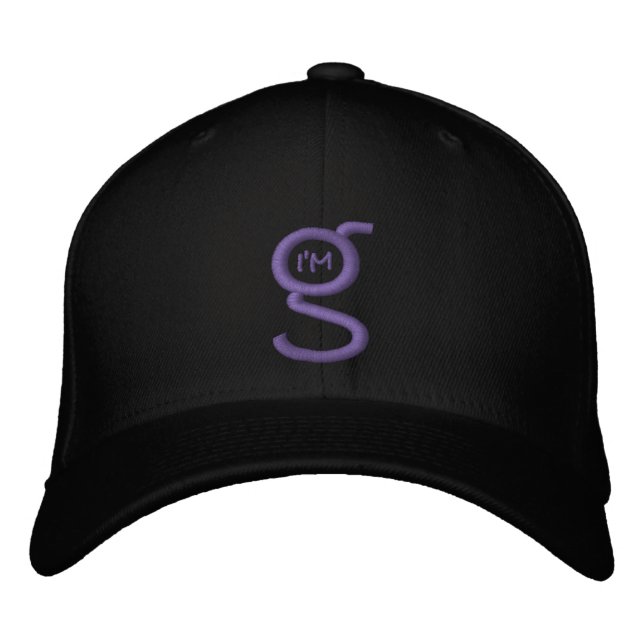 Bordada Gorra negra con el logo de G Embroidered (Anverso)