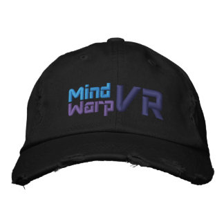 Bordada Gorra negro de la deformación VR de la mente