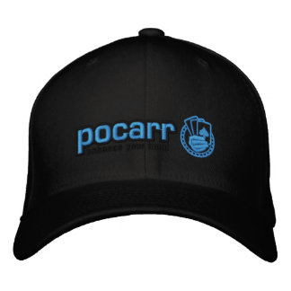 Bordada Gorra negro de Pocarr
