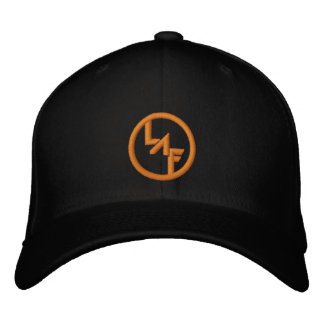 Bordada Gorra negro y Naranja de LAF
