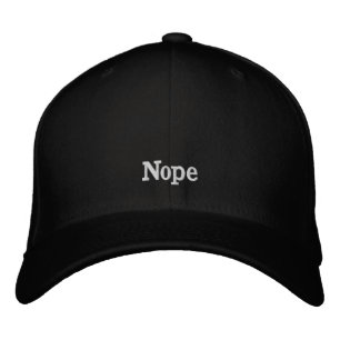 Bordada Gorra "Nope "