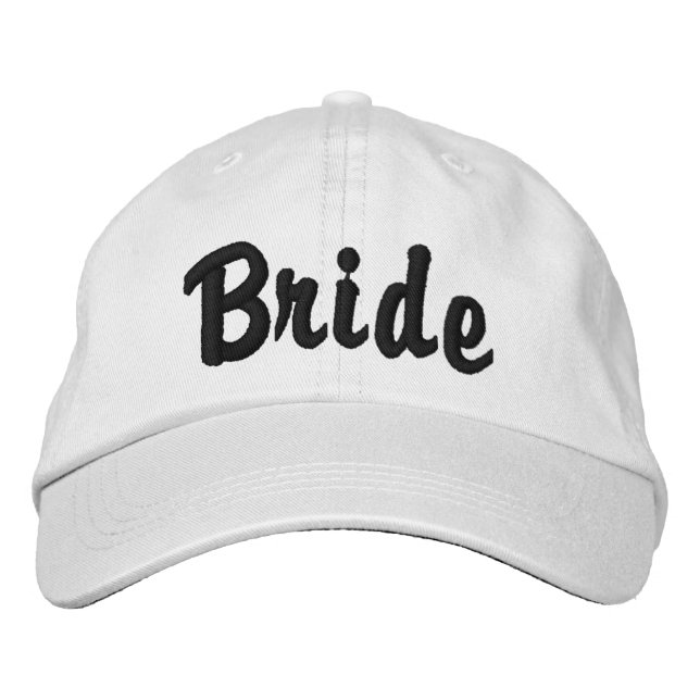 Bordada gorra "Novia" (Anverso)
