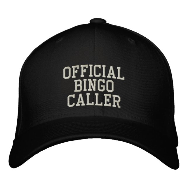 Bordada Gorra oficial de BINGO Bordado (Anverso)