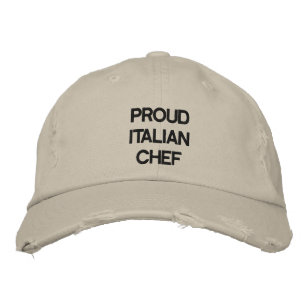 Bordada gorra "ORGULLOSO CHEF ITALIANO"