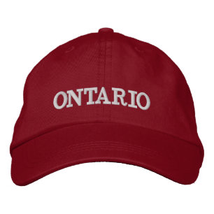 Bordada Gorra patriótico del casquillo de Ontario