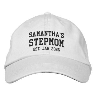 Bordada Gorra personalizada con bordado para madrastra