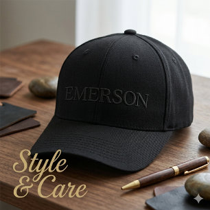Bordada Gorra Personalizada de Nombre – Estilo Béisbol Bor