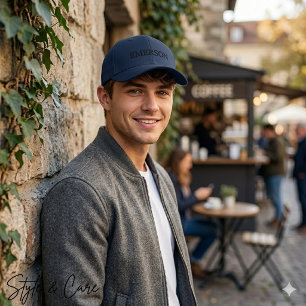 Bordada Gorra Personalizada de Nombre – Estilo Béisbol Bor