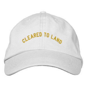 Bordada Gorra Piloto En Tierra