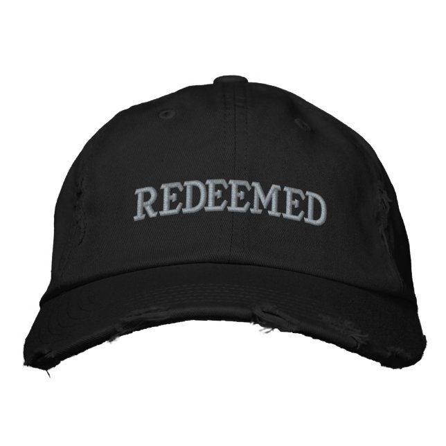 Bordada Gorra redimido, Gorra de fe (Anverso)