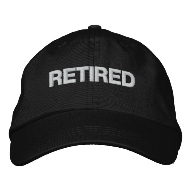 Bordada Gorra retirada (Anverso)