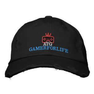 Bordada GORRA rojo ATG