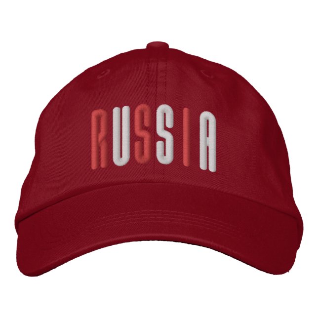 Bordada Gorra ROJO de los E.E.U.U. (Anverso)