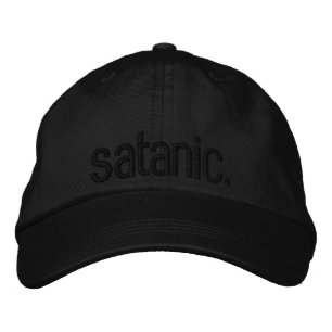 Bordada Gorra secreto del Satanist